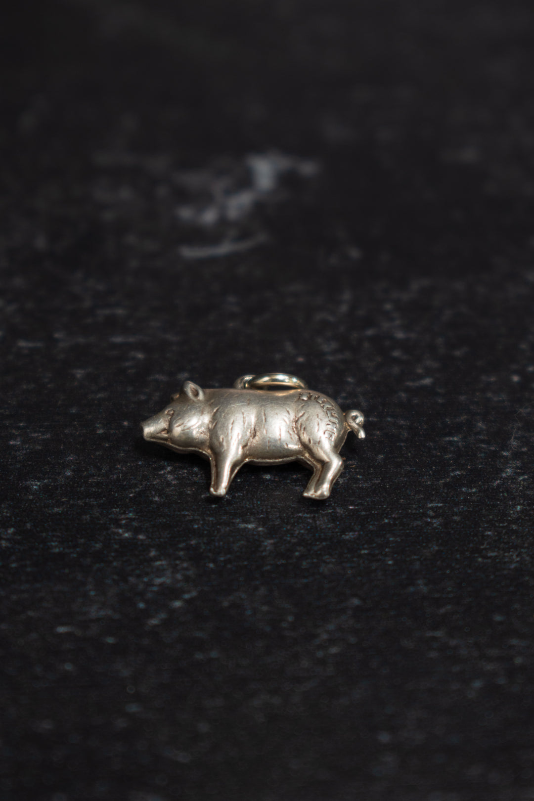 Charm - Stelring Silver Pig