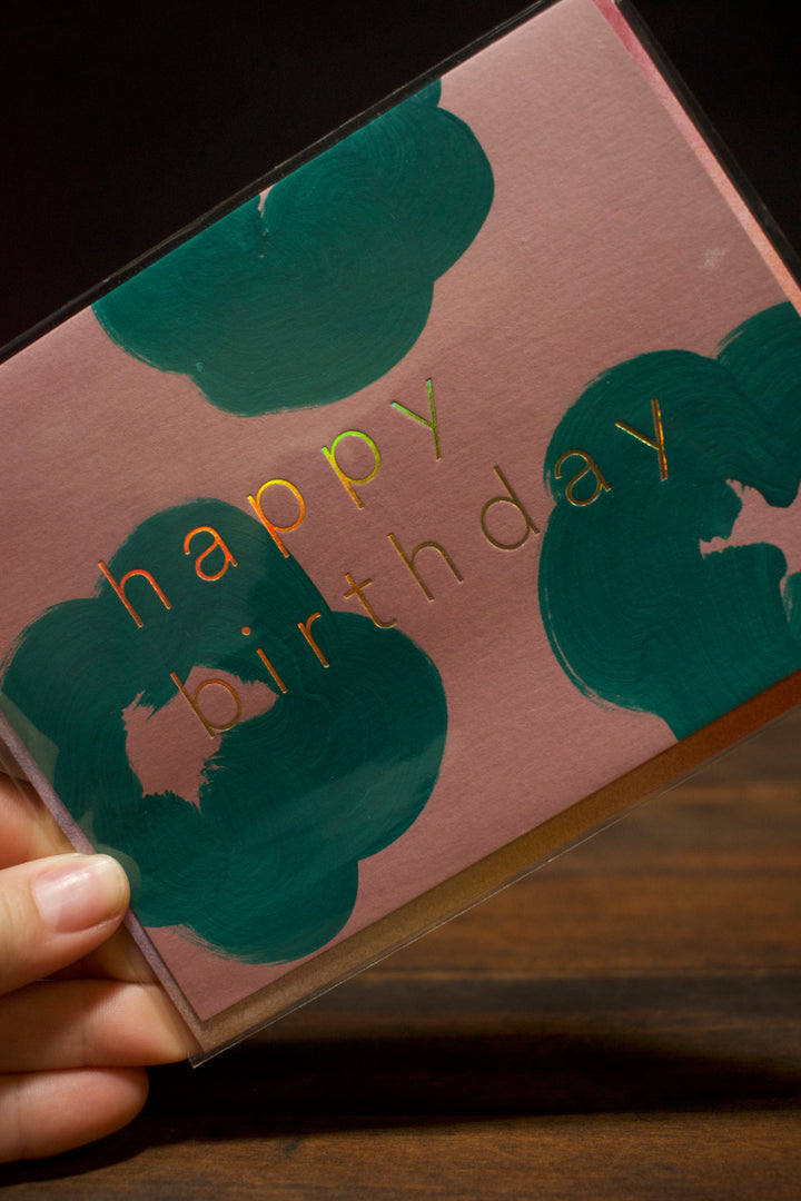 Moglea Flower Birthday Card