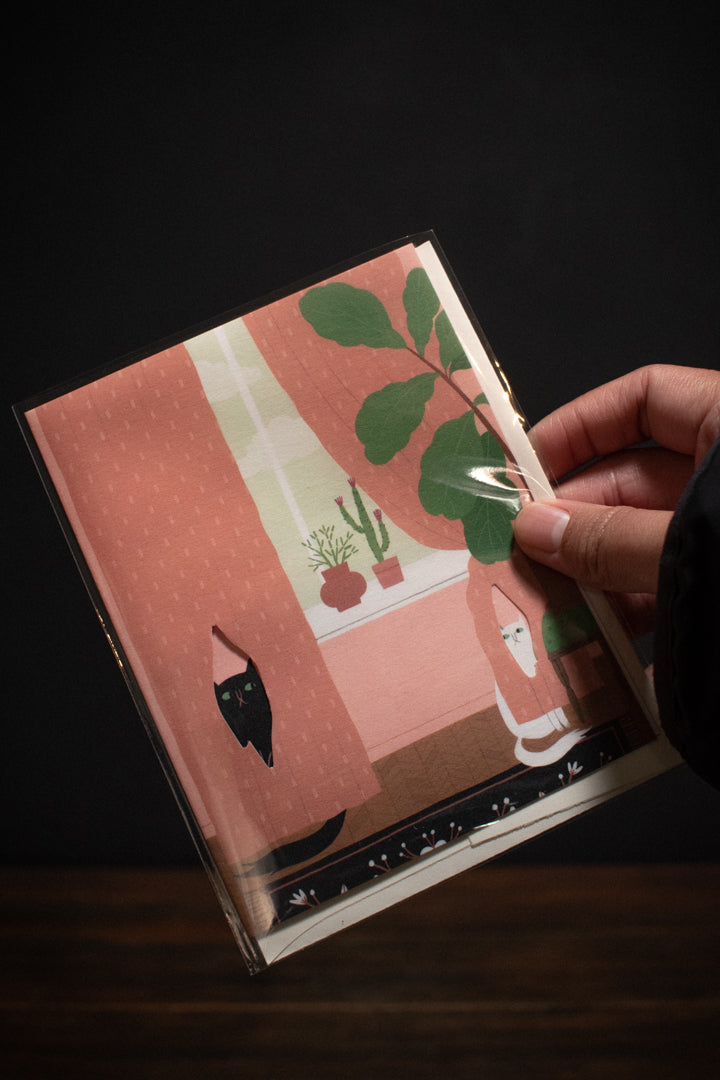 Cat Crimes Friendship Card