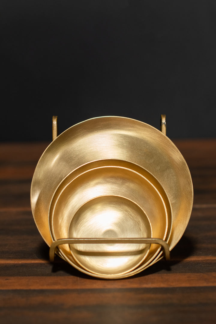 Fog Linen Brass Round Plates