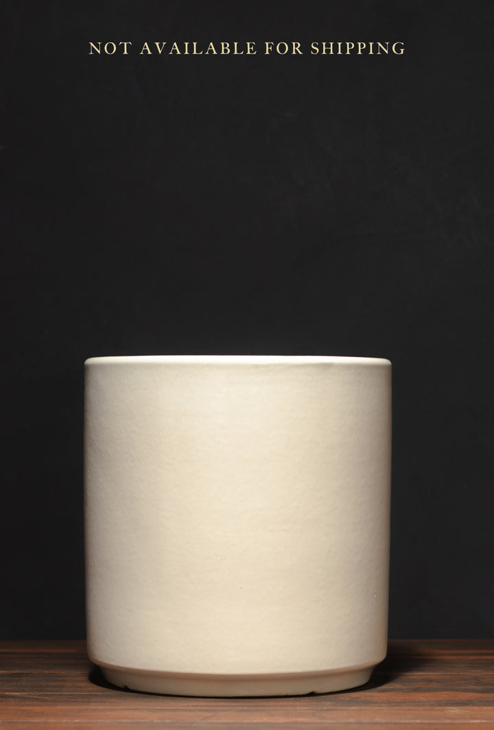 Large - Matte Glazed Cylinder Pot