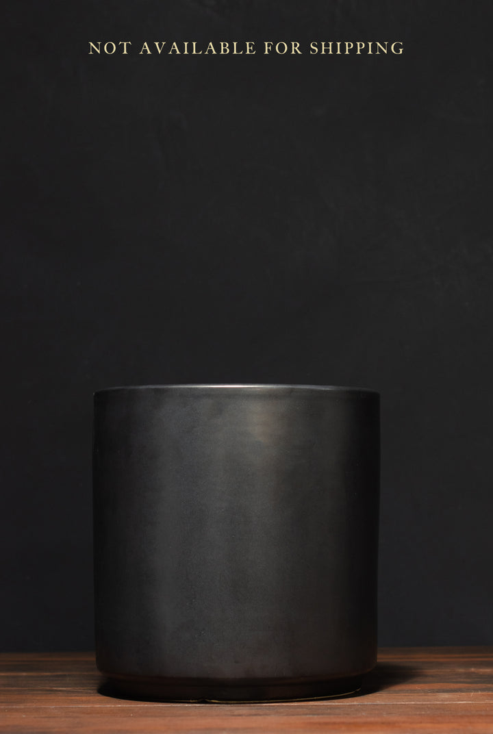 Large - Matte Glazed Cylinder Pot