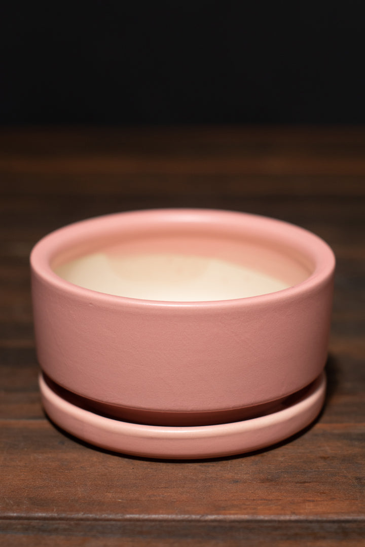 Momma Pots Gemstone Low Bowl and Saucer