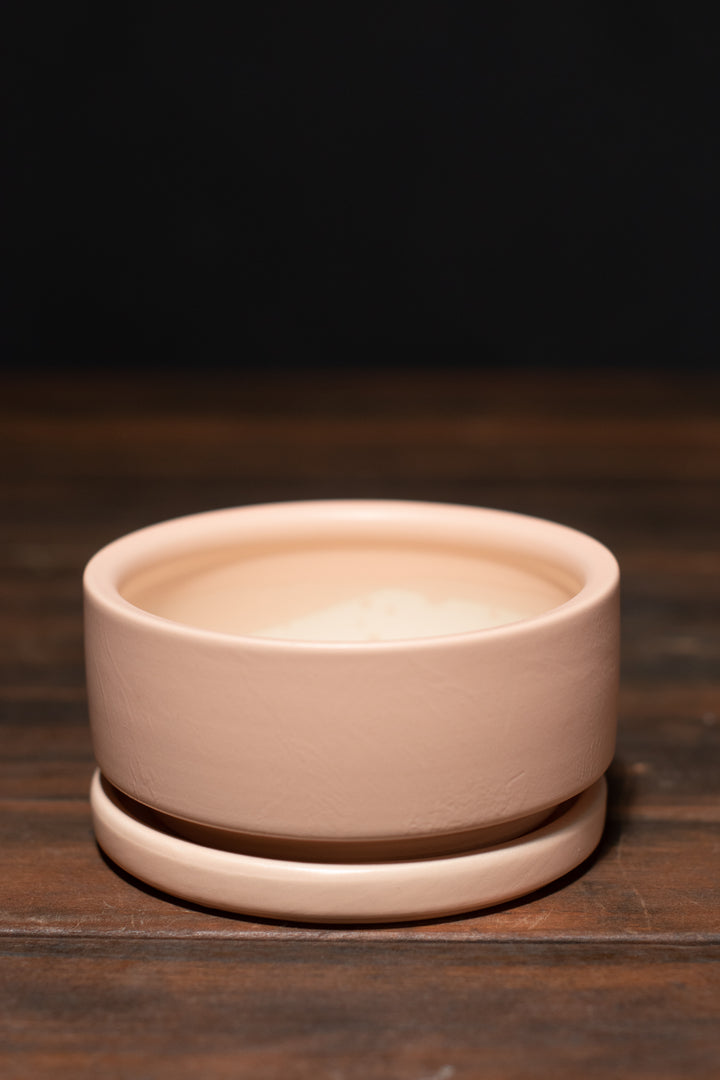 Momma Pots Gemstone Low Bowl and Saucer
