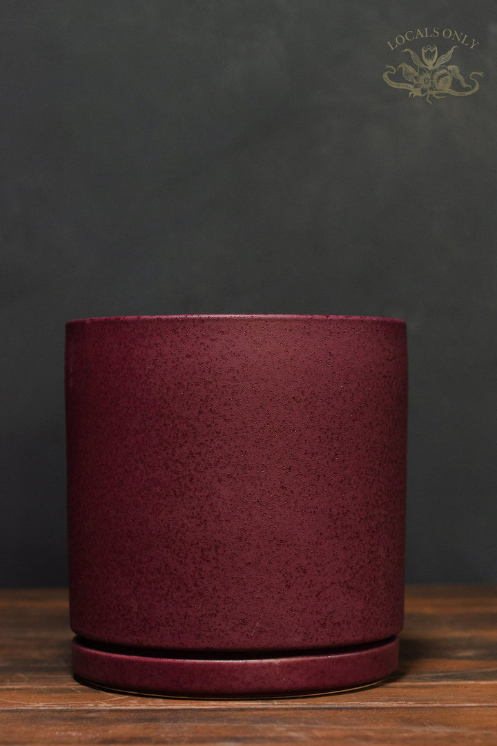 Large - Momma Pots Gemstone Cylinder and Saucer