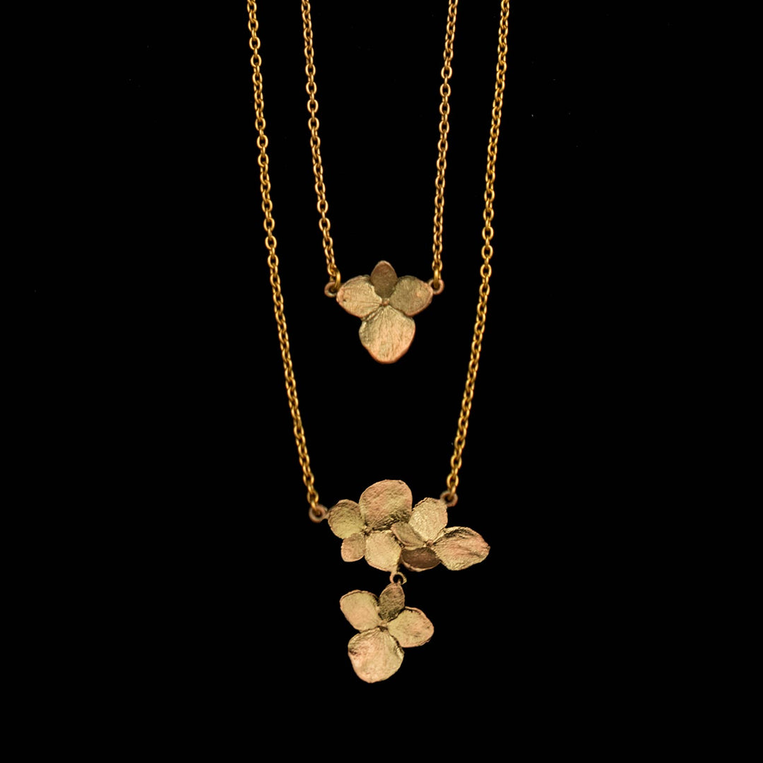 Hydrangea Double Layer Pendant