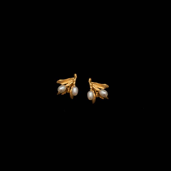 Night Willow Stud Earrings