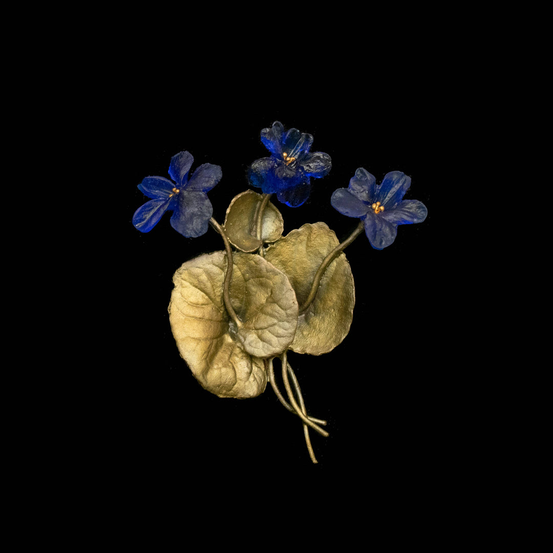 Wild Violet Statement Brooch