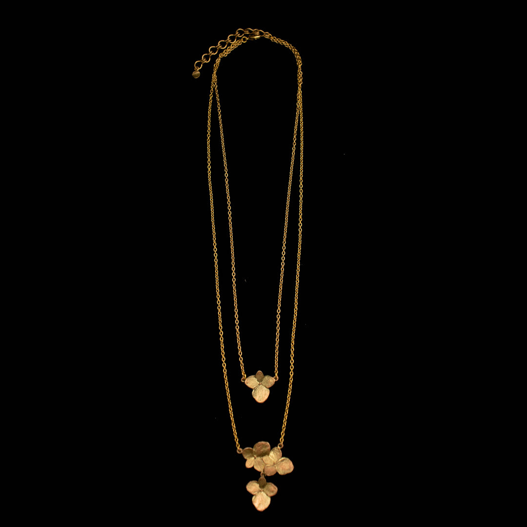 Hydrangea Double Layer Pendant