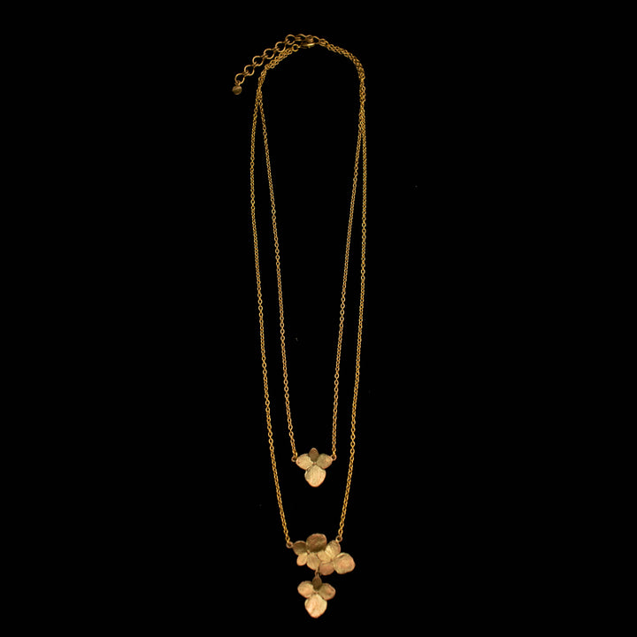 Hydrangea Double Layer Pendant