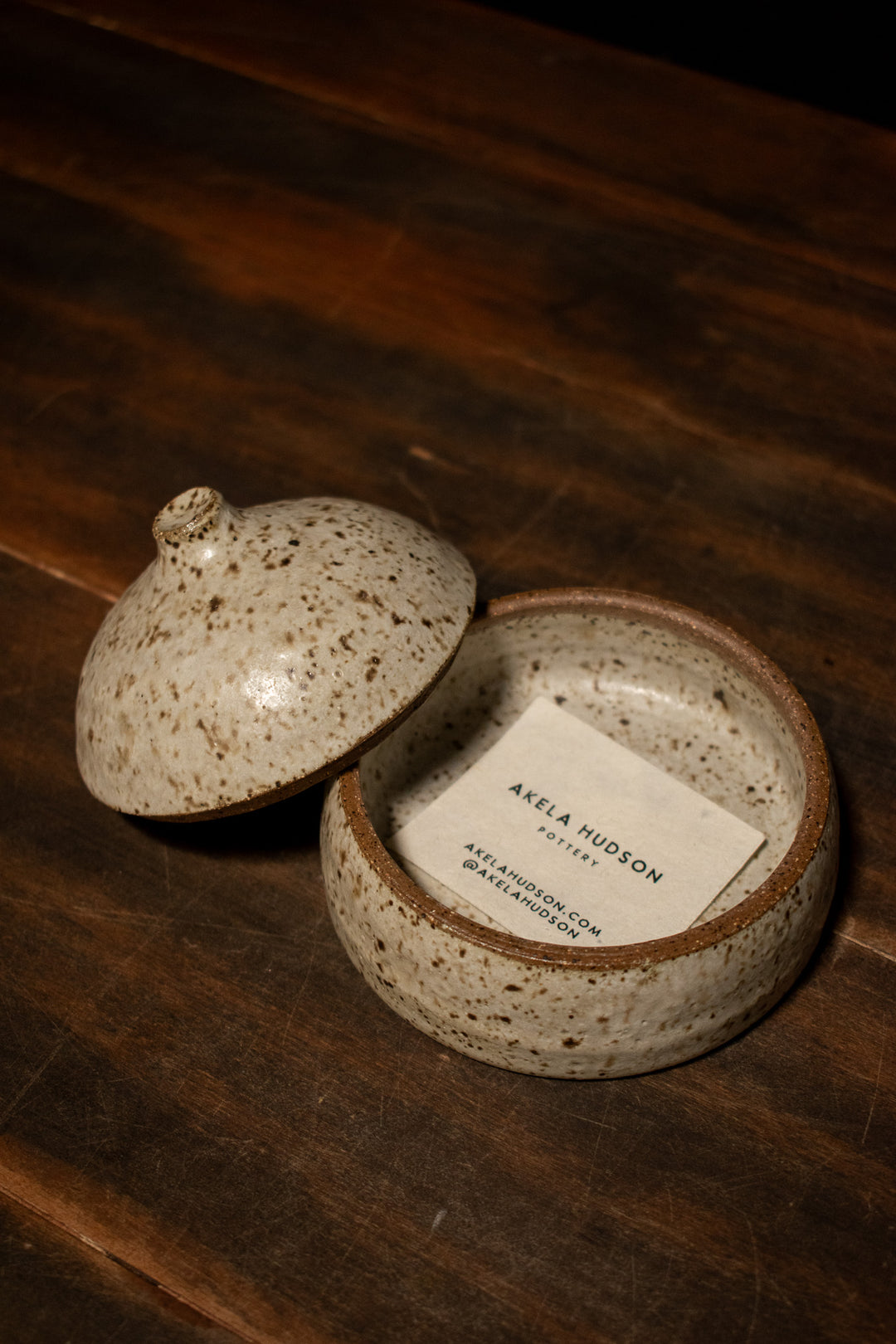 Akela Hudson Robin's Egg Lidded Jar