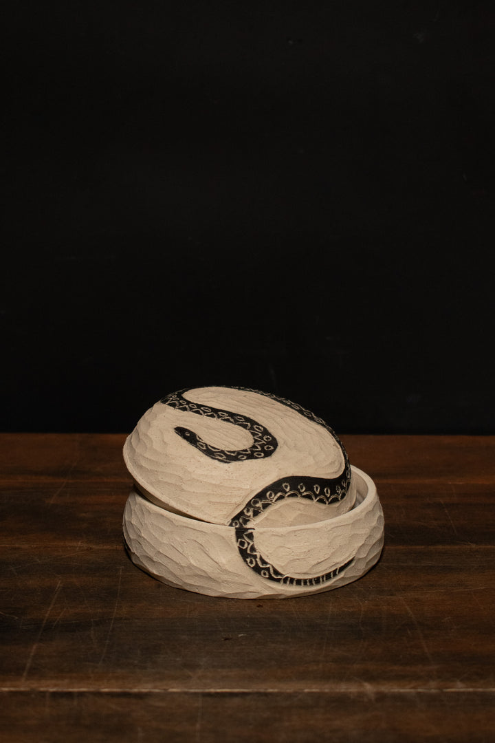 Akela Hudson Snake Lidded Jar