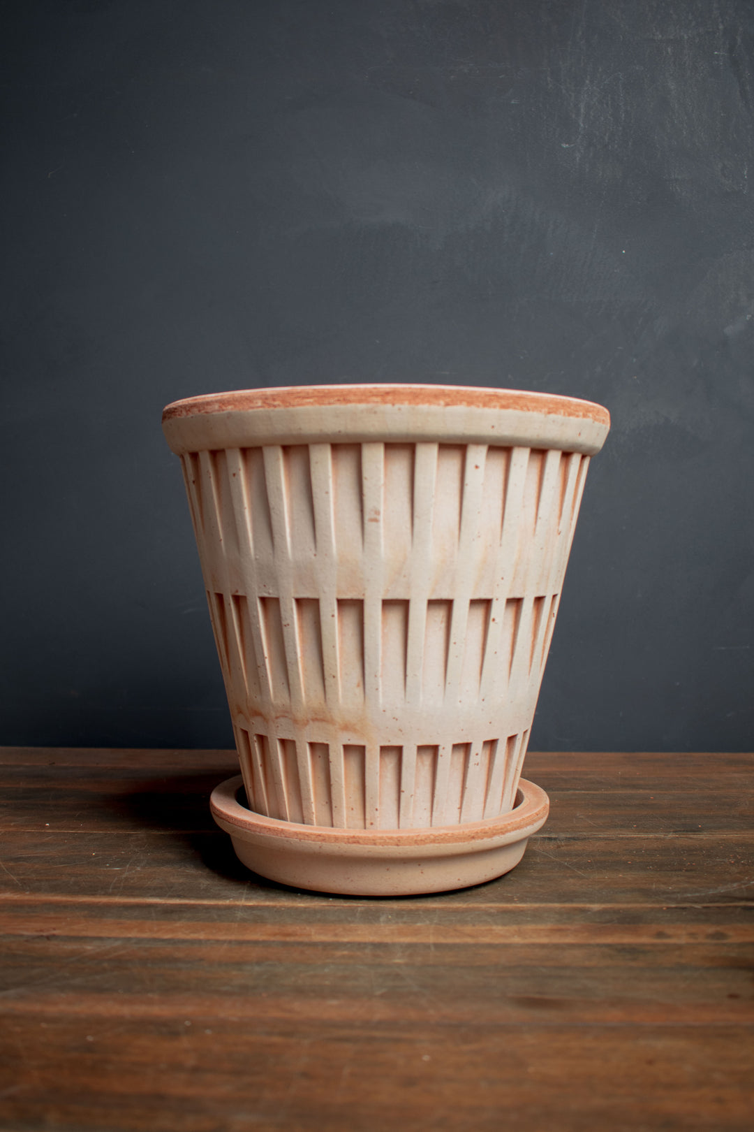 large plant pot with saucer Large - Bergs Potter