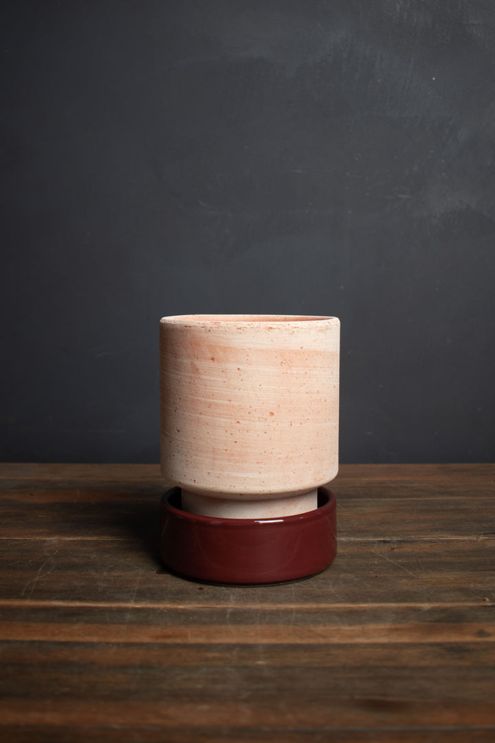 Bergs Potter Rosa Hoff Pot and Saucer