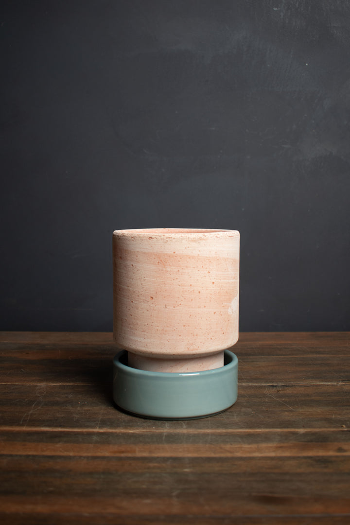 Bergs Potter Rosa Hoff Pot and Saucer