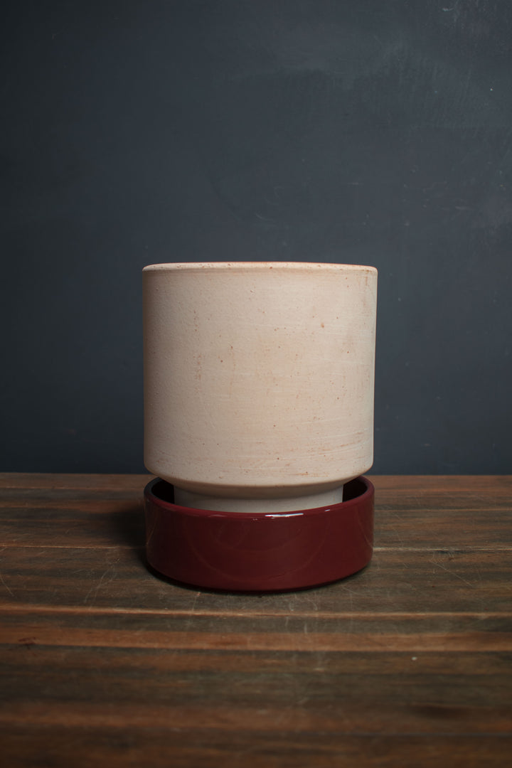 Bergs Potter Rosa Hoff Pot and Saucer