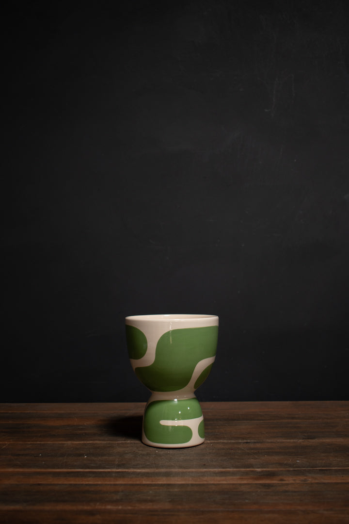 Meadow Gloss Color Block Stack Planter