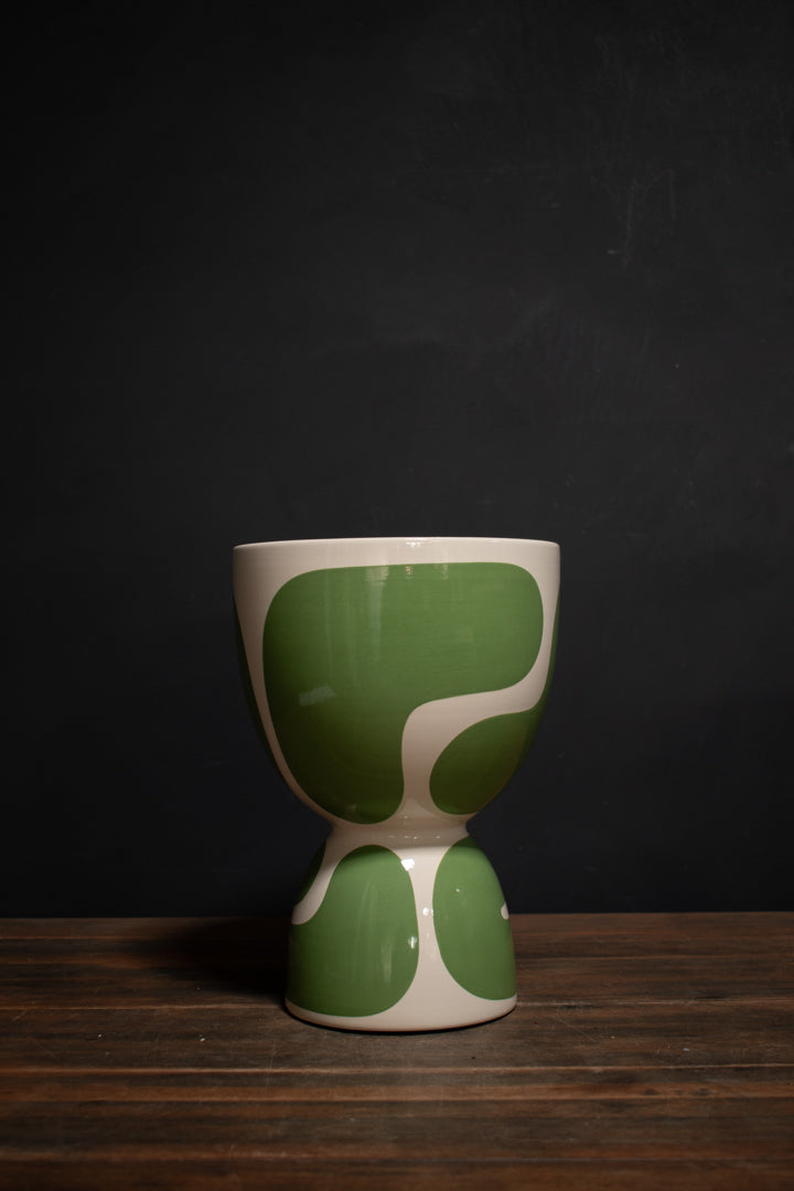 Meadow Gloss Color Block Stack Planter