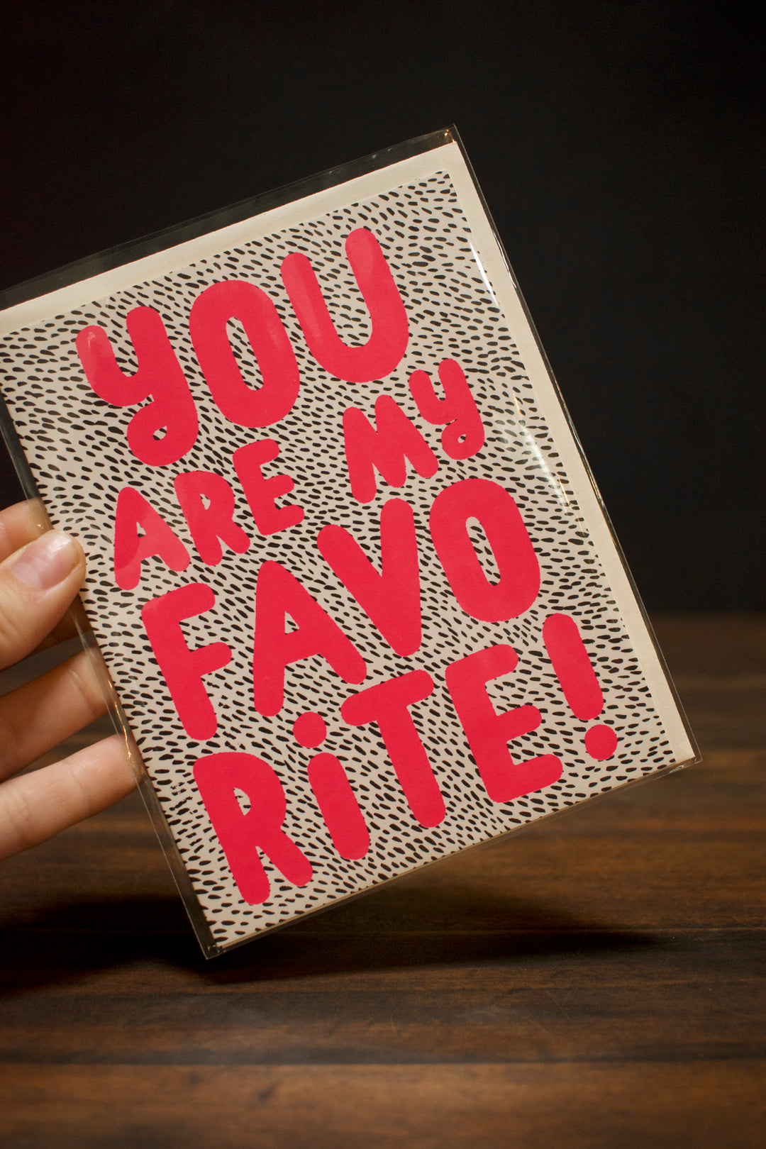 My Fave Love Greeting Card