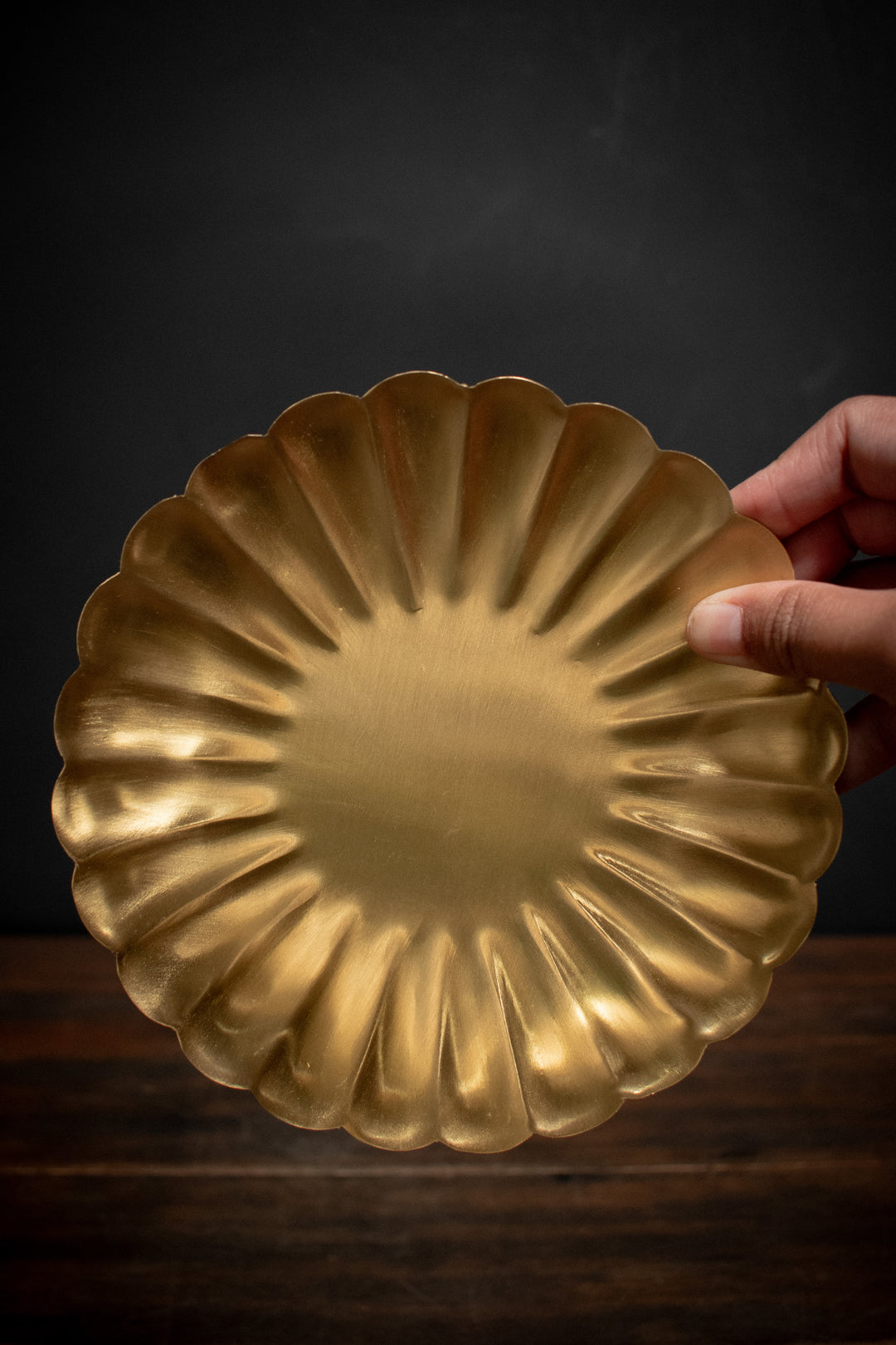 Fog Linen Brass Petal Tray