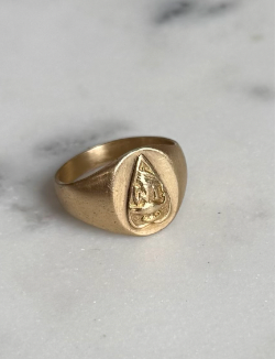 Ring - 14k Lamp of Knowledge Signet