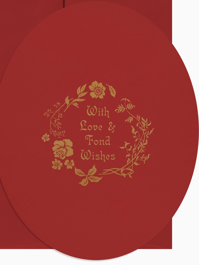 Open Sea "With Love and Fond Wishes" Card