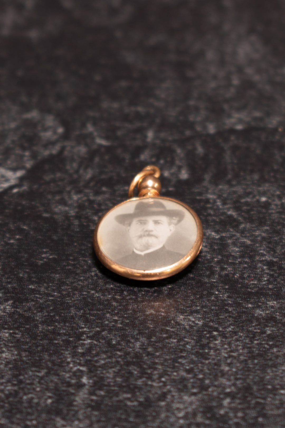 Locket - 14k Victorian Mourning Hair Locket