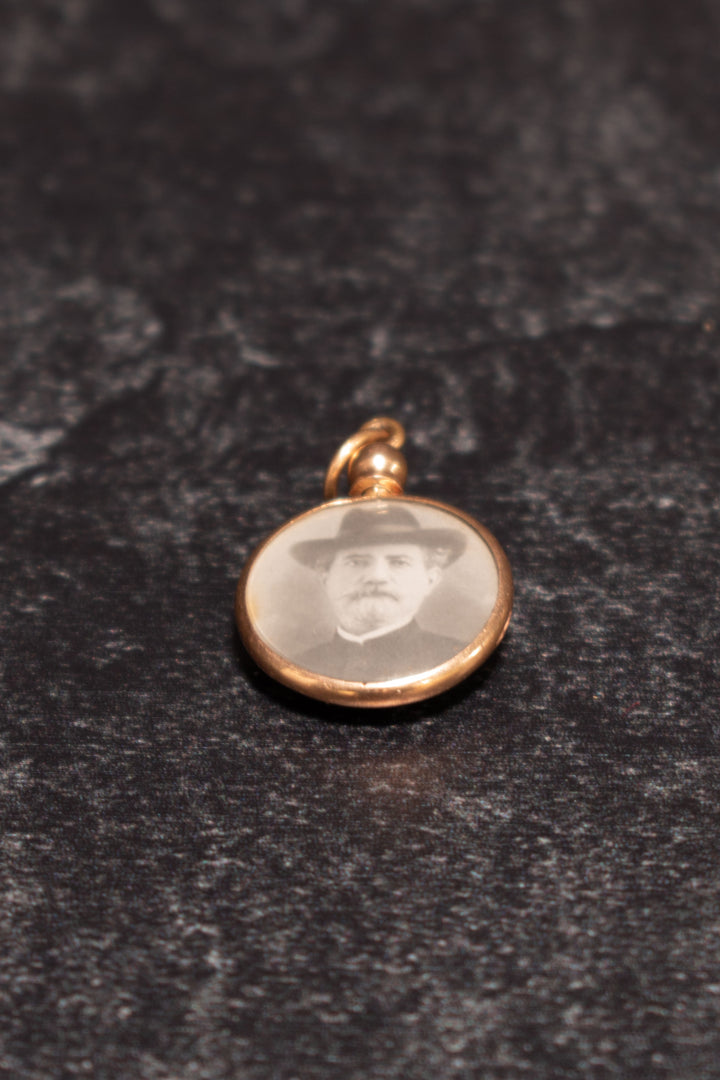 Locket - 14k Victorian Mourning Hair Locket