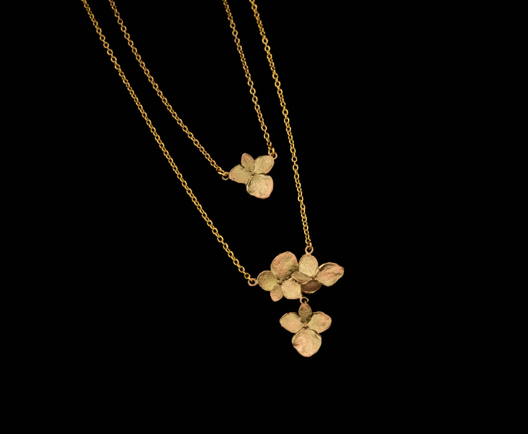 Hydrangea Double Layer Pendant