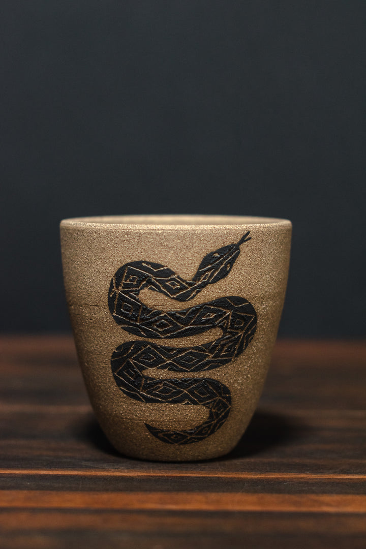 Demetria Chappo Ceramics - Snake Planter