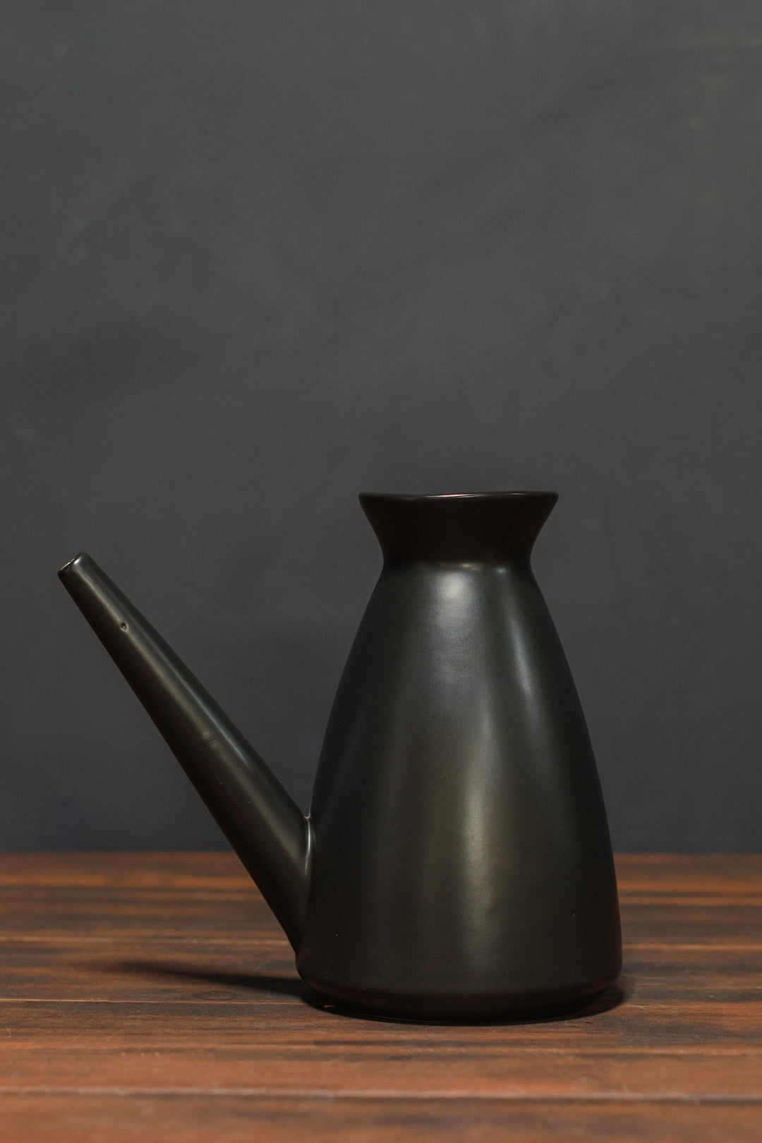 Black Stoneware Watering Can